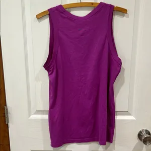 Nike Women's Magenta Tank Top with Metallic Logo thumbnail 5
