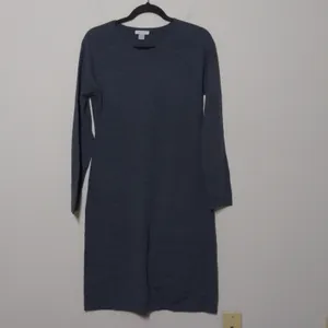 Garnet Hill Modern Merino Sweater Dress in Gray -Size S - EUC thumbnail 2