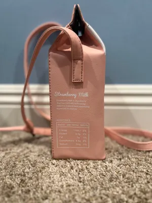 Strawberry Milk crossbody purse thumbnail 4