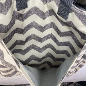 Skip Hop Duo Signature Carry All Diaper‎ Bag - Grey/White Chevron thumbnail 13