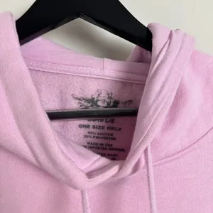 BOYS LIE 1-800 Pink Remix Hoodie in Baby Pink One Size thumbnail 5
