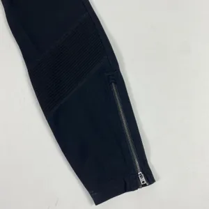 Athleta Leggings Womens Small Black Ribbed Ankle Zip‎ Yoga Running Gym Athletic thumbnail 2