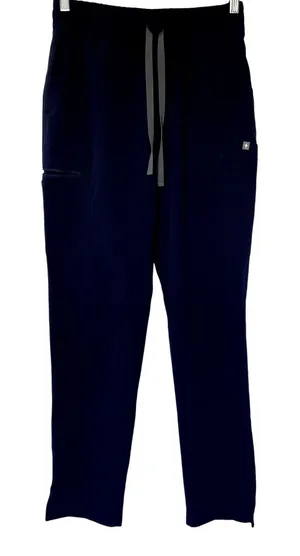 FIGS Technical collection navy high waisted wide leg pants women's S thumbnail 1
