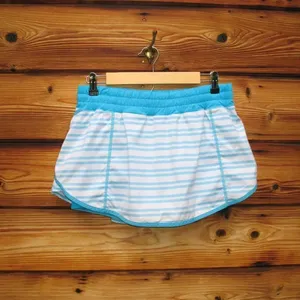 Lululemon Run: Track Attack Skirt Twin Stripe Spry Blue / Spry Blue thumbnail 3