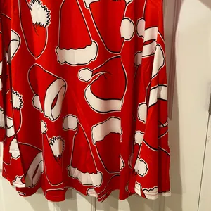 Meaneor Santa Hats Festive Holiday Long Sleeve Christmas Dress in Red/White NWT thumbnail 7
