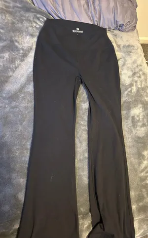 Flared Leggings Black Size L thumbnail 1