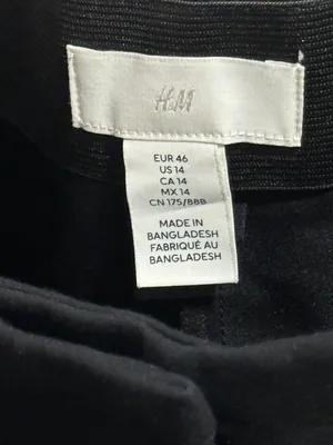 H&M Navy Slacks thumbnail 2