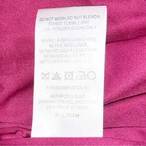 Anthro Hutch Burgandy Velour Midi Skirt Size XS thumbnail 8