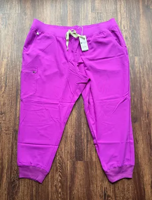 FIGS NWT Women’s Purple Jolt Zamora Jogger Scrub Pants - Size 4XL Petite thumbnail 1