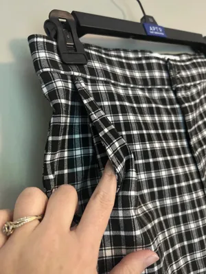 Hollister Plaid Pants High-Rise thumbnail 2