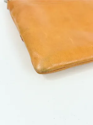 Hobo International Tan Leather 3 Zipper Convertible Wristlet thumbnail 10