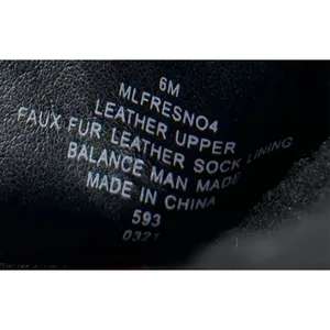 Marc Fisher LTD Fresno‎ Black Leather Faux Fur Chain Slide Sandals Size 6 thumbnail 9