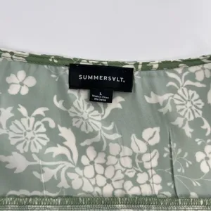 NWT‎ Summersalt The Cinched Waist Caftan Dress vintage floral sz L thumbnail 4