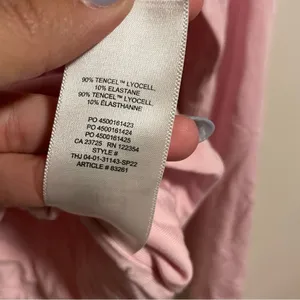 Aritzia Wilfred Lydia Square Neck Ruched Top in Poetic Pink- Size Small thumbnail 5