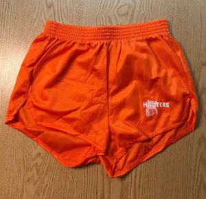 B86 New women’s Hooters girl Vintage uniform Cheeky shorts🤩 Xxxs Waist 10-13" thumbnail 1
