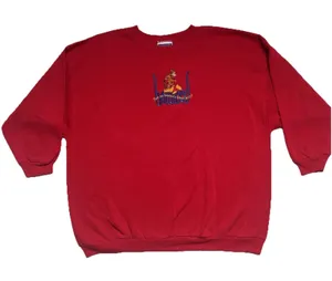 Vintage 90s Y2K Women's 2X Red Winnie The Pooh‎ Tigger Embroidered Sweatshirt thumbnail 1