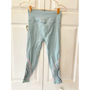 FREE PEOPLE FP MOVEMENT The Essence‎ High Waist Leggings In Teal Combo M/L NWT thumbnail 2