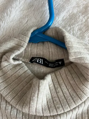 Zara Tan Cropped Shirt thumbnail 2