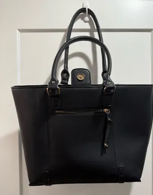 Madison West Elegant Black Tote Bag‎ thumbnail 1