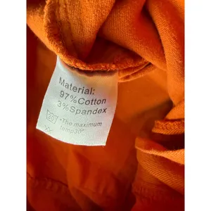 Lepunuo Women Burnt Orange Cargo Pants Straight Leg Stretch Cotton‎ Size S thumbnail 4