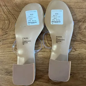 Steve Madden | Nude & Clear Chunky Heels thumbnail 6