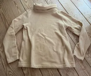 Dudley Stephens Fleece Turtleneck Size M Tan Size M thumbnail 1