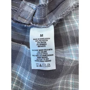 Aeropostale Gray & Blue Plaid Pleated Mini Skirt thumbnail 10