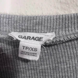 Garage Long Sleeve Grey Henley Dress thumbnail 4