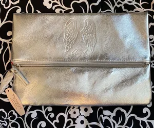 Victoria’s Secret silver clutch thumbnail 1