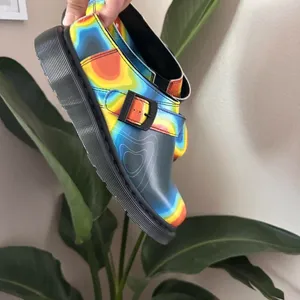 DOC DR Martens Topographic Colorful Shoes Size 8 Unisex Slingback thumbnail 4