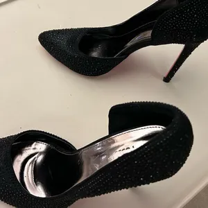 Heels Chic Black and Pink Embellished Heels-charlotte russe/no flaws-clean! 9 thumbnail 6