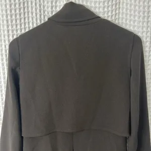 Aritzia Wilfred Mayet Crepe Jacket in Olive Green Size XXXS thumbnail 10