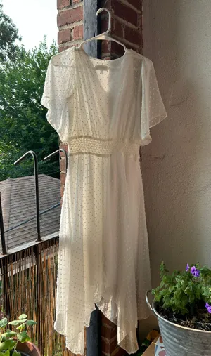 White Dress Size S petite thumbnail 5
