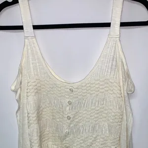 American Rag Cream Cold Shoulder Blouse thumbnail 3