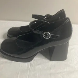 Steve Madden satin mingle platform Mary Jane chunky heel Square Toe 90's Y2K thumbnail 6