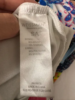 Weissman Metallic Shimmer High Neck Racerback Crop Top Womens Small Adult Silver thumbnail 5
