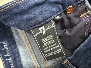7 For All Mankind Karah Bootcut Jeans Size 30 Dark Wash Long Inseam thumbnail 5