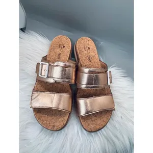 Clarks Cloudsteppers Step June Tide Sandals Rose Gold Cork Women’s 6.5M EU 37 thumbnail 10