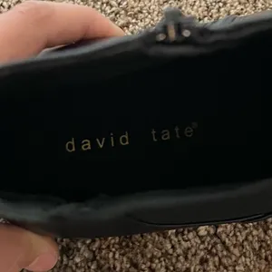 Black David Tate Tisa Leather Boots Size 9.5 thumbnail 8