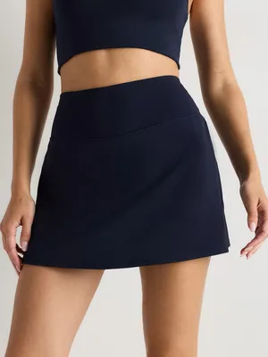 Quince Performance Skort Women Medium Navy Blue Active Tennis Golf thumbnail 1