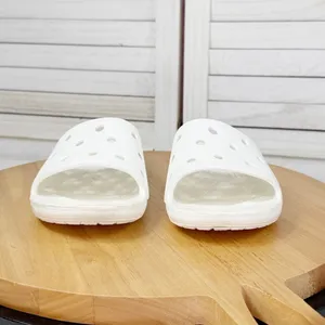 Crocs Classic Perforated Slide Sandals White 5‎ Mens 7 Womens thumbnail 3