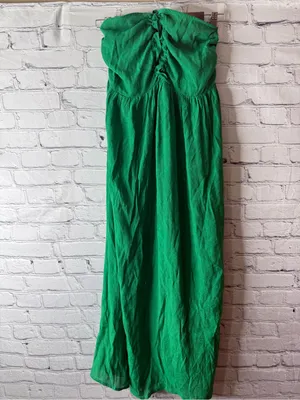 NWT Green Maxi dress- Women's Flowing Summer swim cover cupshe thumbnail 6