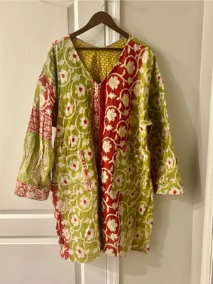 She’s 1 Oak Kantha Reversible Tunic Green Size undefined thumbnail 1
