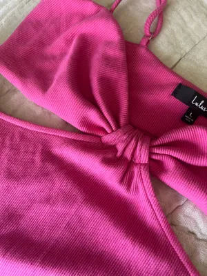 Lulus Bodysuit Pink Ribbed thumbnail 4