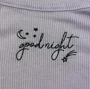 Nordstrom Rack Pj Couture: Purple “Goodnight” Ribbed Pajama Tank thumbnail 5