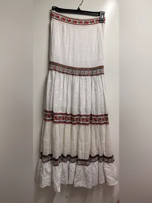 Anthropologie x Cecilia Prado Lori Tiered Maxi Skirt boho Gypsy size xs thumbnail 3