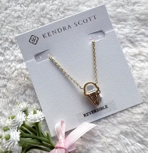 Kendra Scott Ice Cream Cone Short Pendant Necklace thumbnail 1