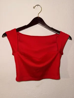 Baby Red Crop Tee thumbnail 1