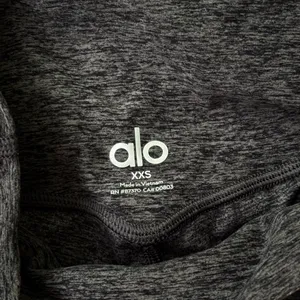 Alo Yoga Alosoft High-Waist 7/8 Heather Gray Highlight Leggings thumbnail 8
