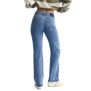 Abercrombie & Fitch The 90s Relaxed Jeans 31/12 SHORT Blue Classic Americana thumbnail 4